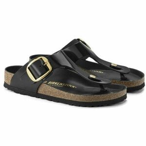 Birkenstock Gizeh Big Buckle‎ Sandal High Shine Black Women’s Size 35/4